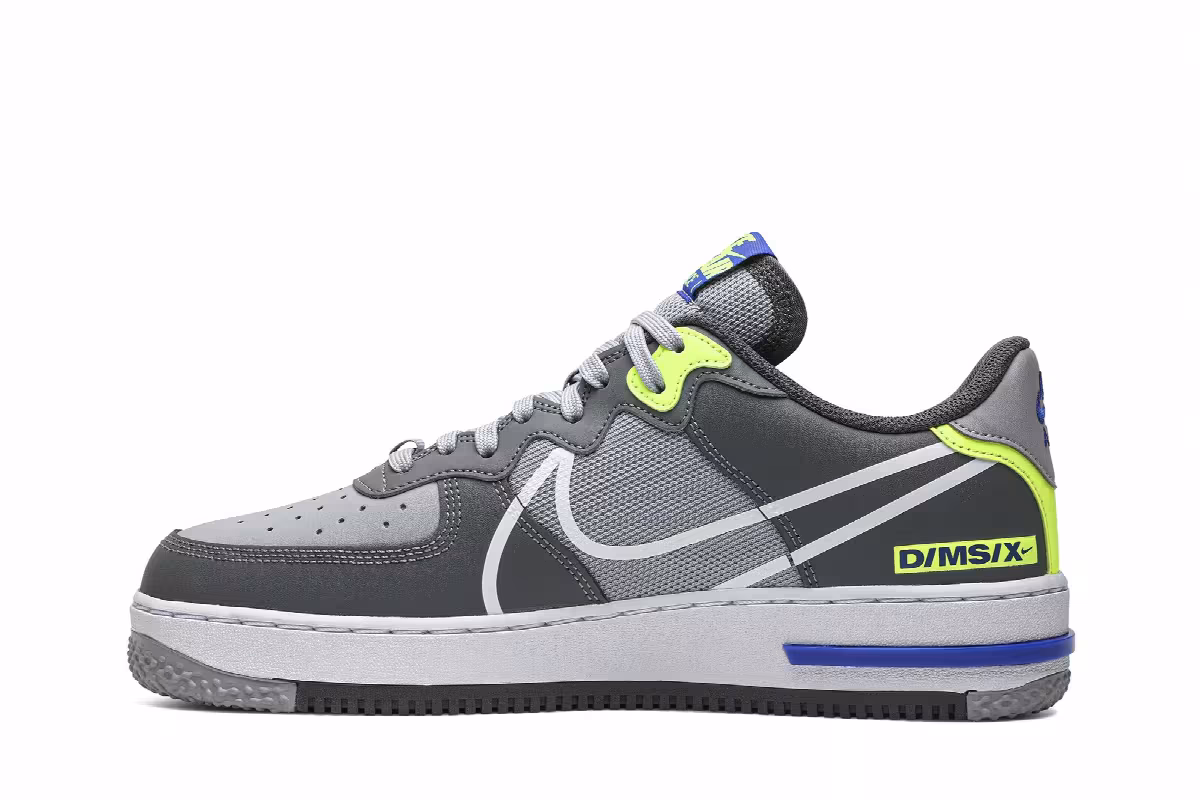 Nike Air Force 1 React Wolf Grey, view 4