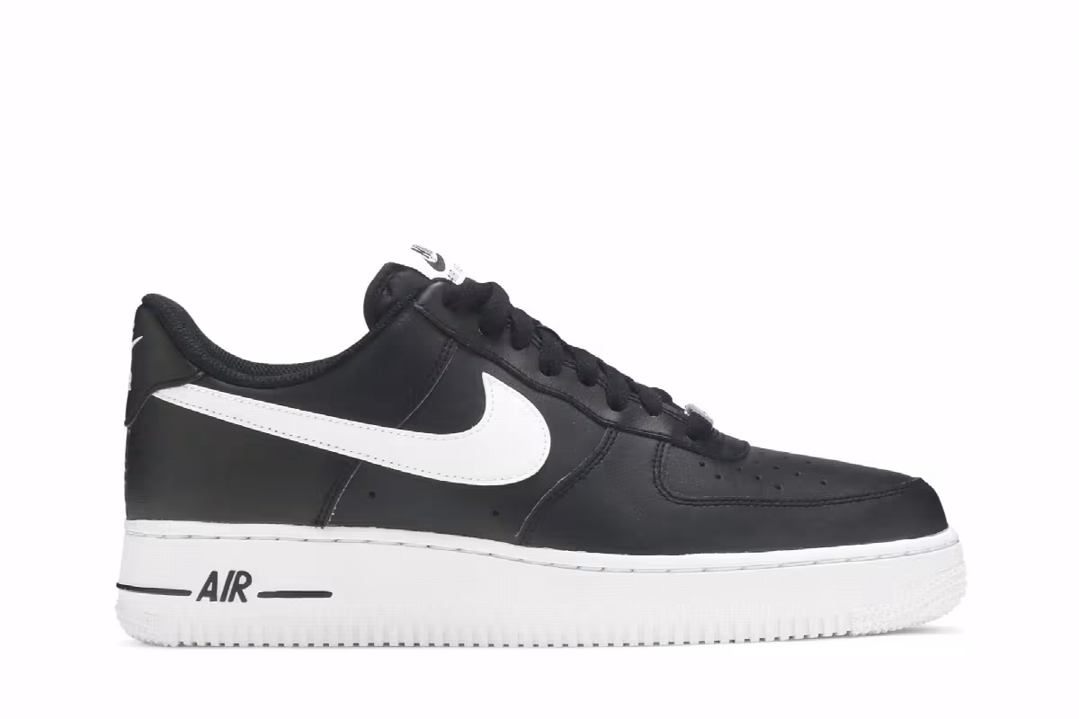 Nike Air Force 1 Black White, view 2