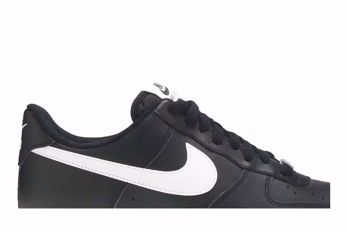 Nike Air Force 1 Black White, view 3