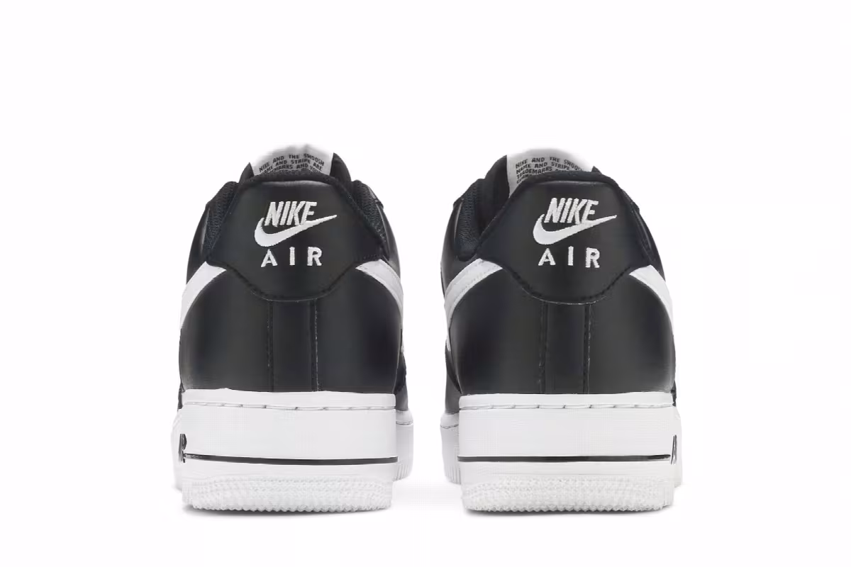 Nike Air Force 1 Black White, view 7