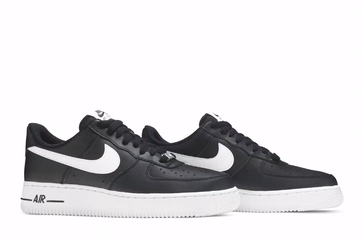 Nike Air Force 1 Black White, view 9