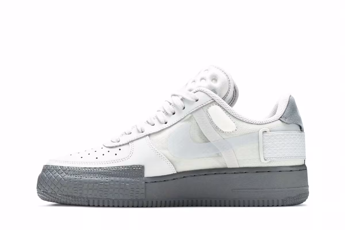 Nike Air Force 1 Type Grey Fog, view 4