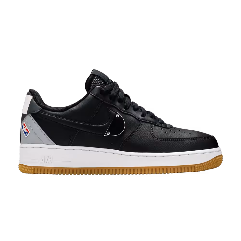 NBA x Nike Air Force 1 Black Wolf Grey