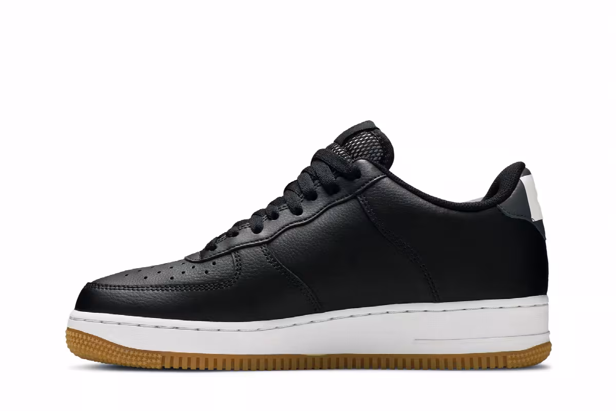 NBA x Nike Air Force 1 Black Wolf Grey, view 4