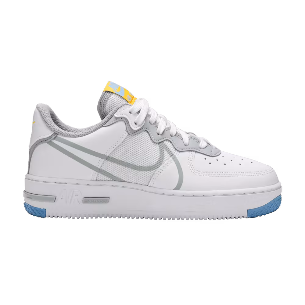 Nike Air Force 1 React Smoke Grey Gold