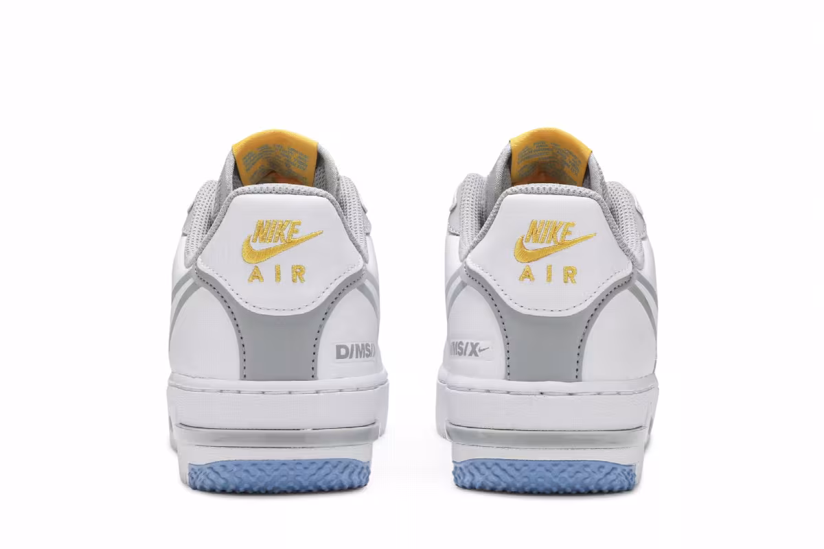 Nike Air Force 1 React Smoke Grey Gold, view 7
