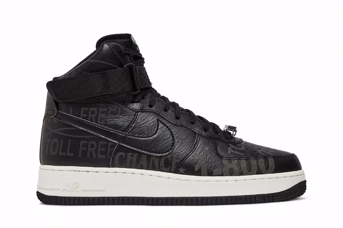 Nike Air Force 1 High Toll Free Pack - Black, view 2