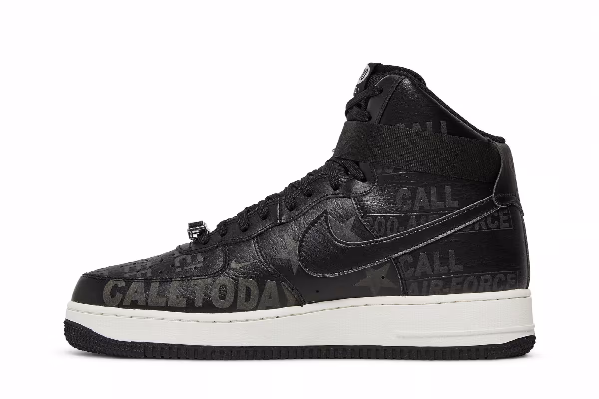 Nike Air Force 1 High Toll Free Pack - Black, view 4