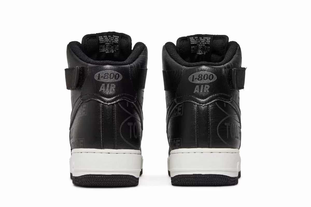 Nike Air Force 1 High Toll Free Pack - Black, view 7