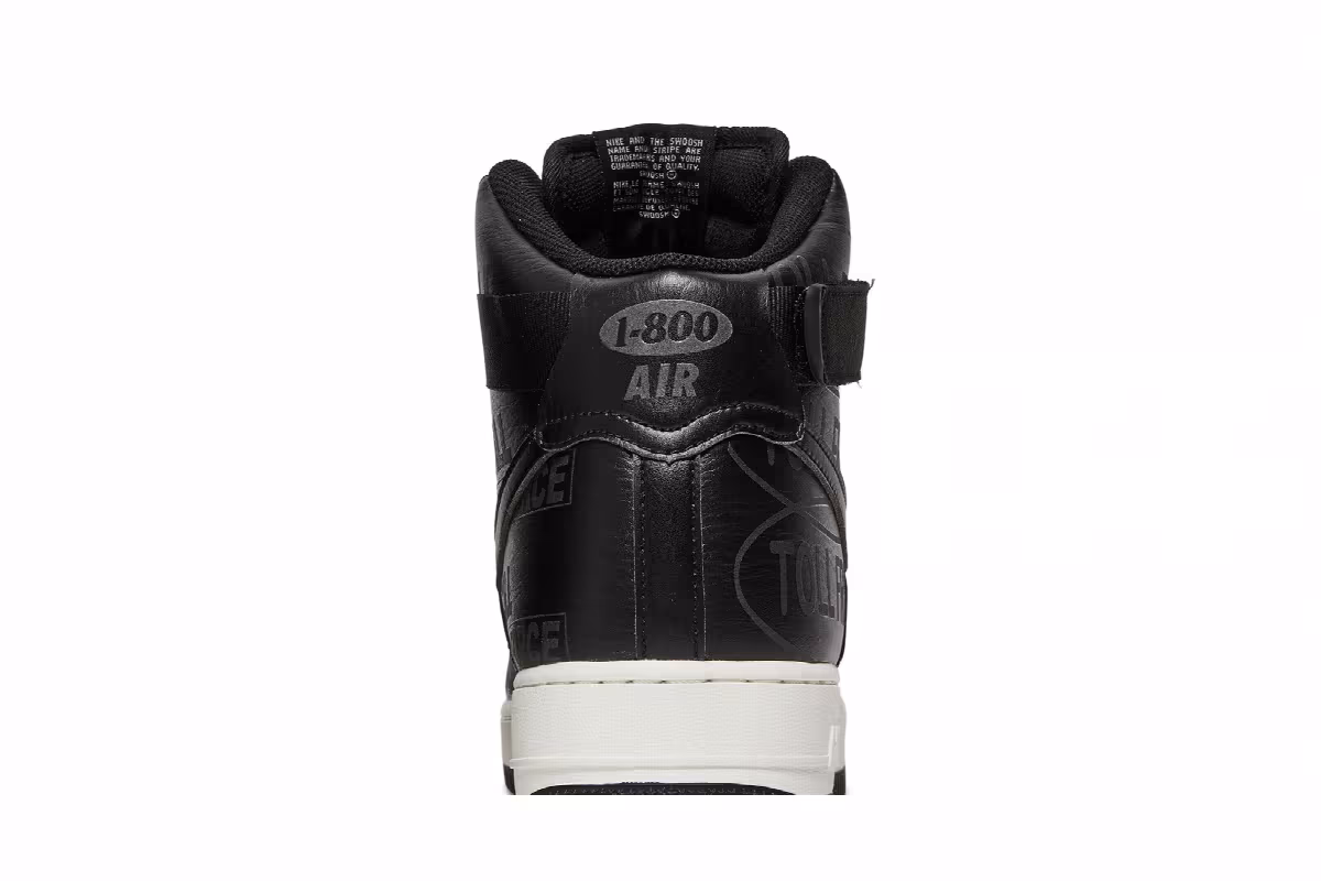 Nike Air Force 1 High Toll Free Pack - Black, view 8
