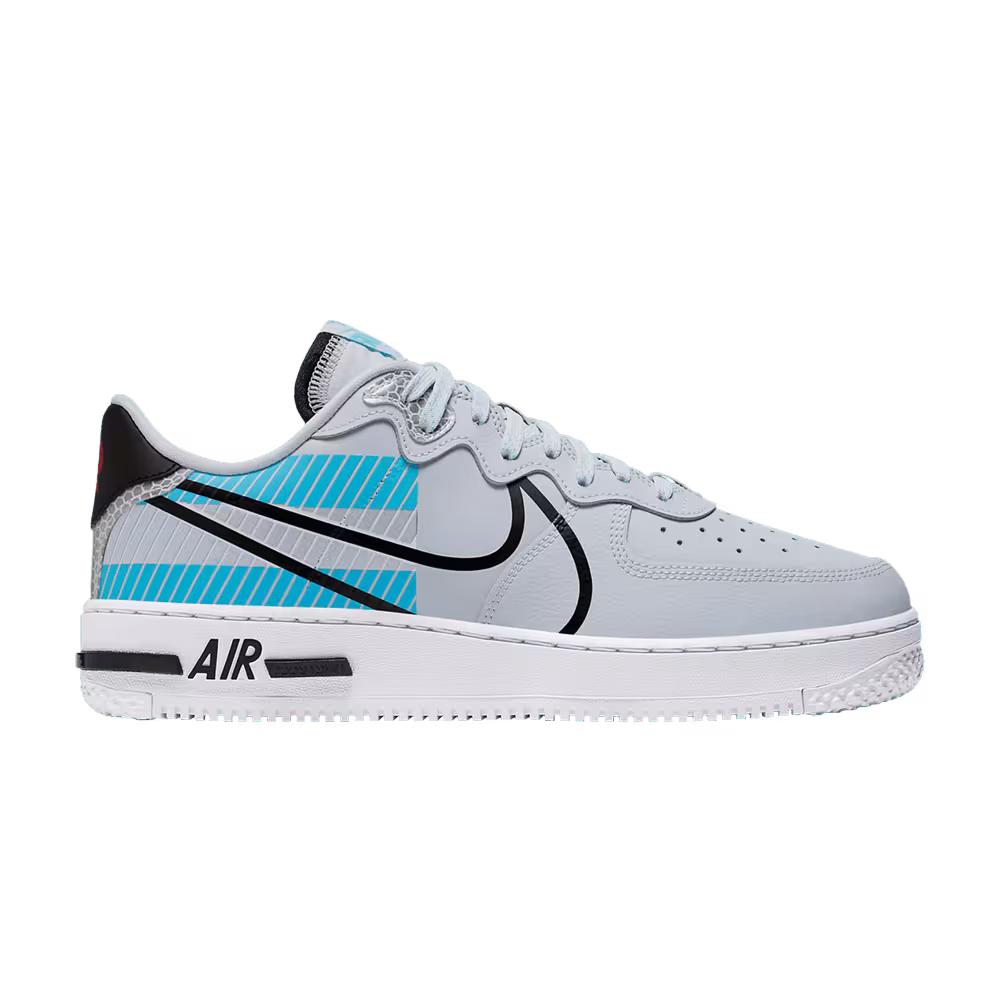 3M x Nike Air Force 1 React LX Pure Platinum Baltic Blue