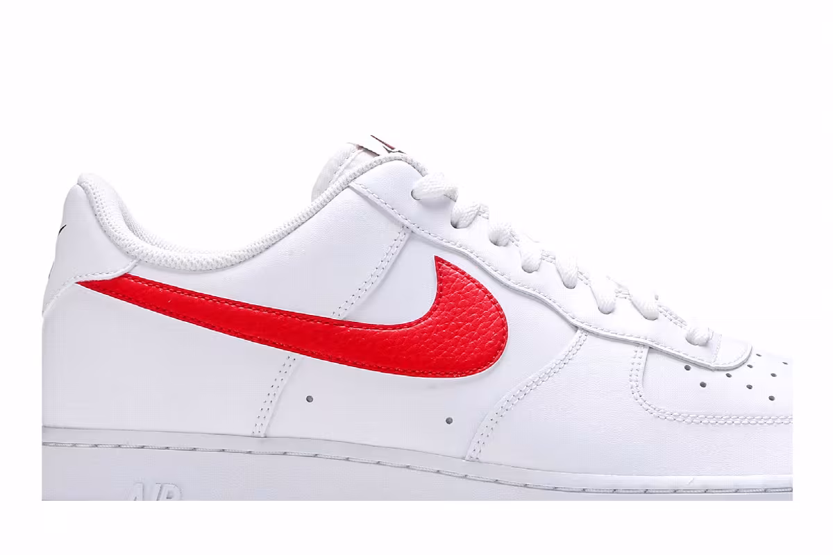 Nike Air Force 1 Mismatched Swooshes - White, view 3