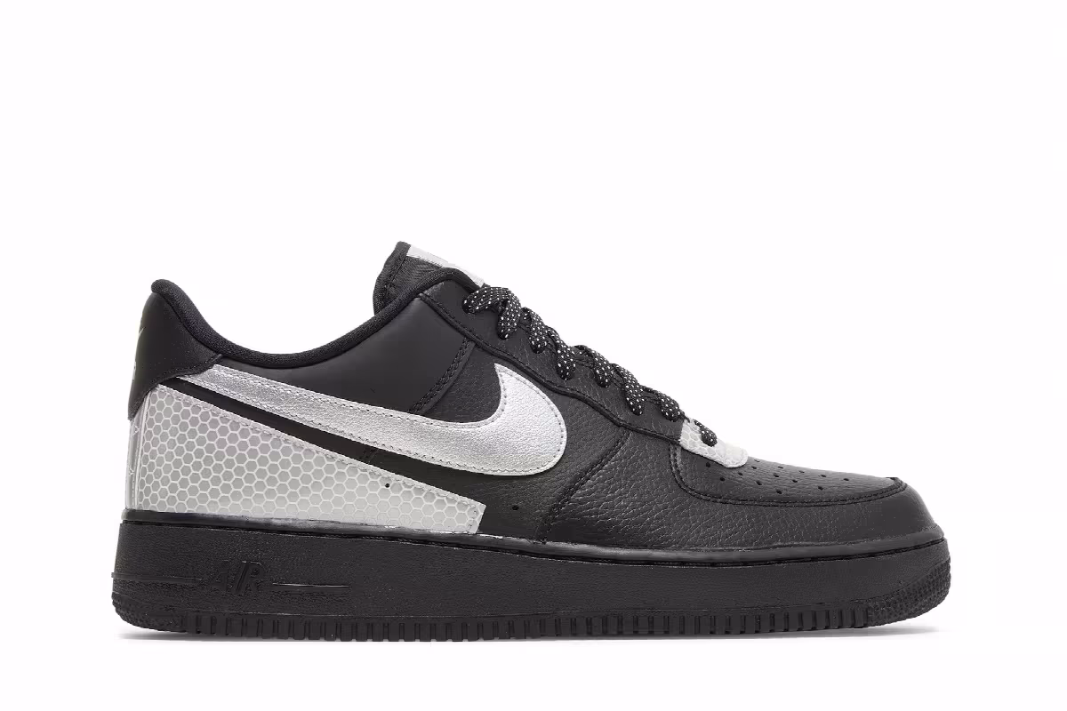 3M x Nike Air Force 1 Black, view 2