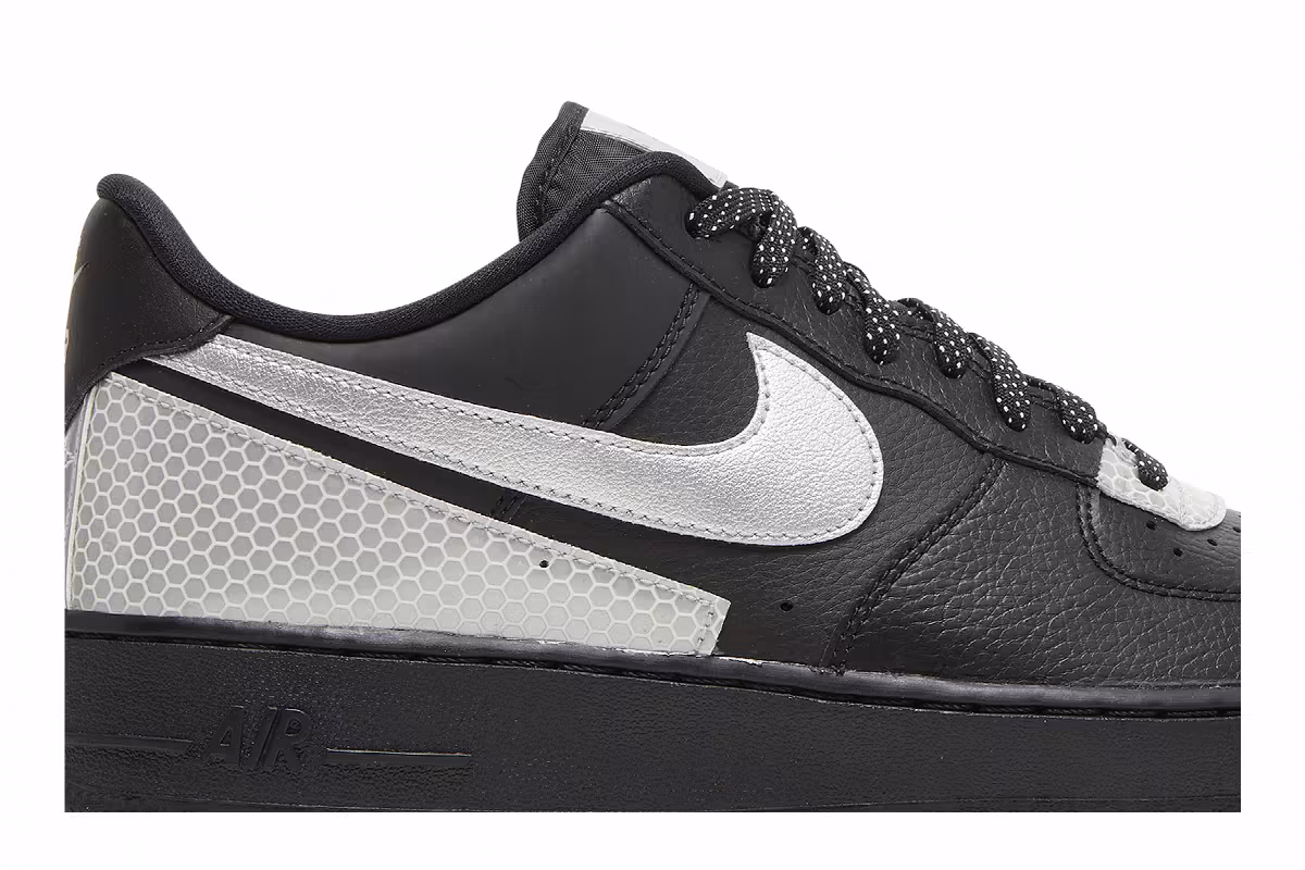 3M x Nike Air Force 1 Black, view 3