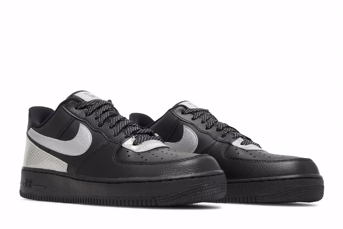 3M x Nike Air Force 1 Black, view 9