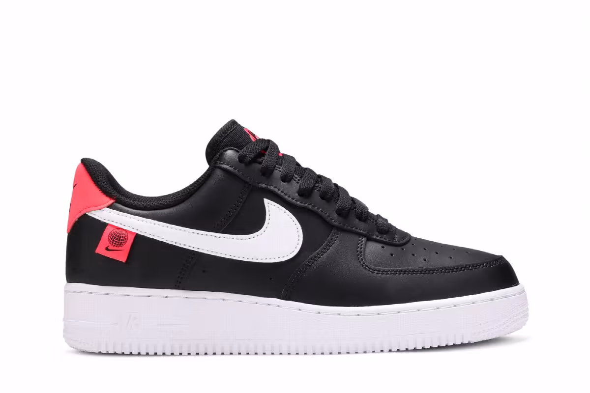 Nike Air Force 1 Worldwide Pack - Black Flash Crimson, view 2