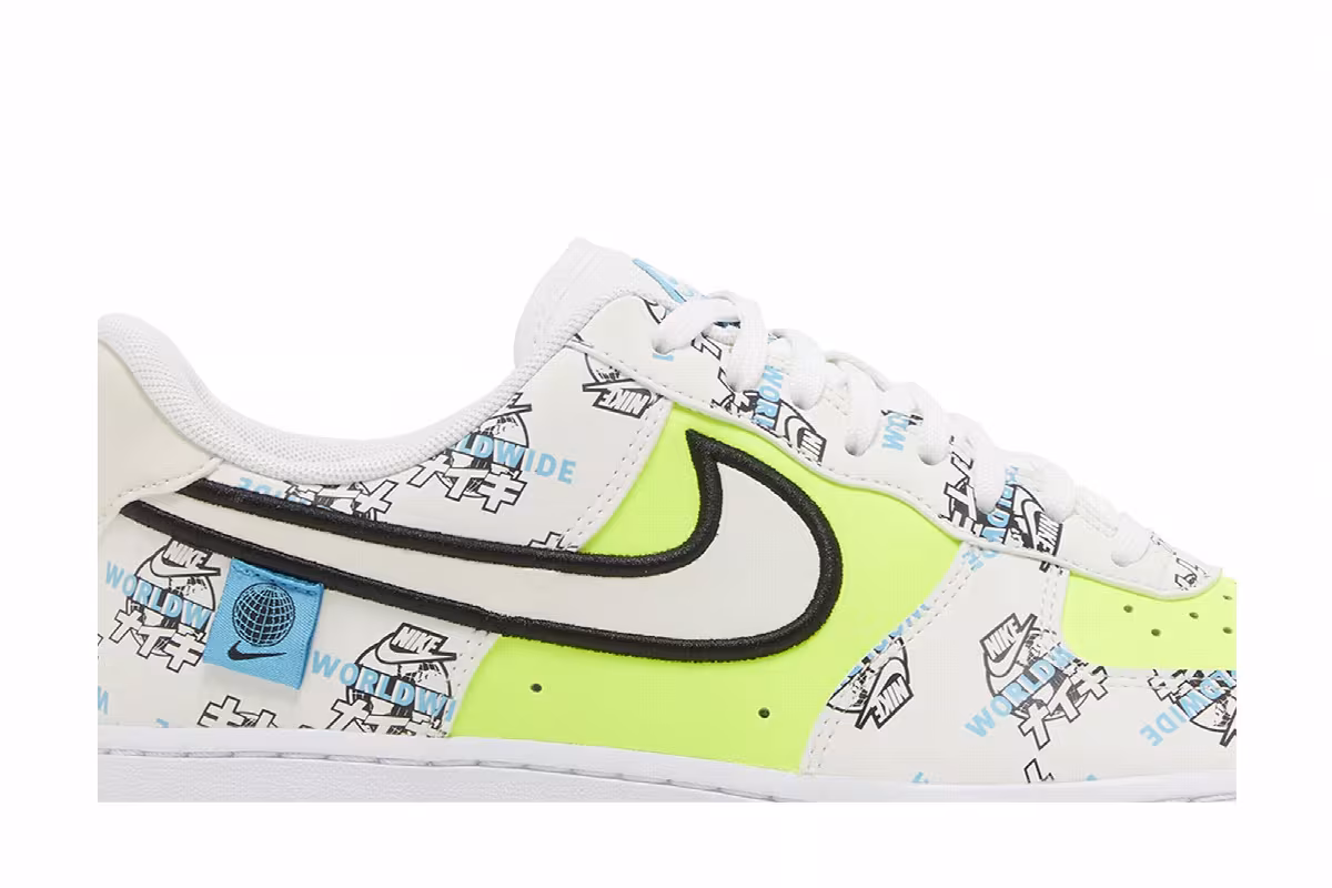 Nike Air Force 1 Worldwide Pack - White Katakana Logos, view 3