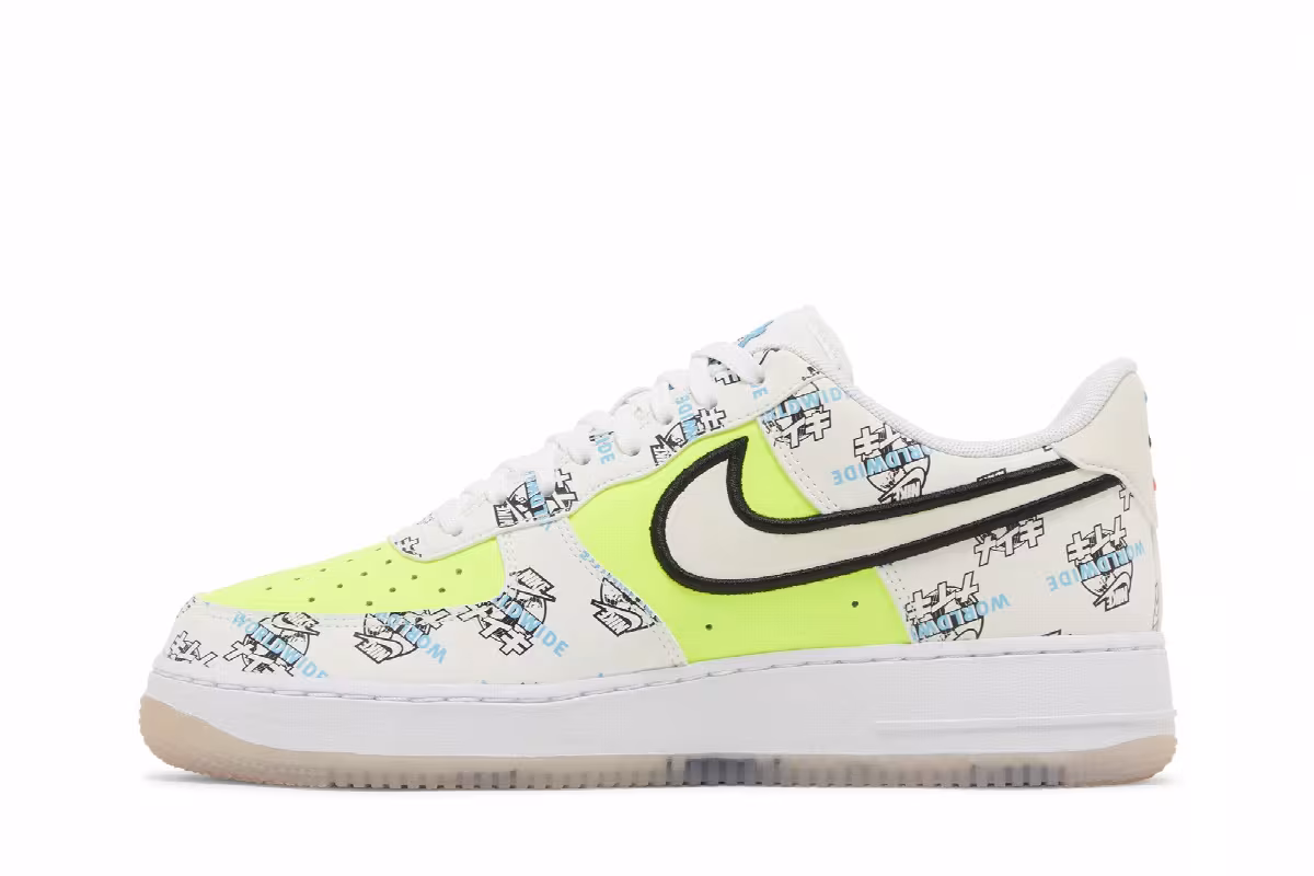 Nike Air Force 1 Worldwide Pack - White Katakana Logos, view 4