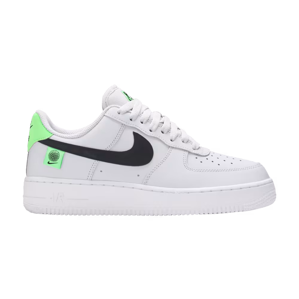 Nike Air Force 1 Platinum Green Strike