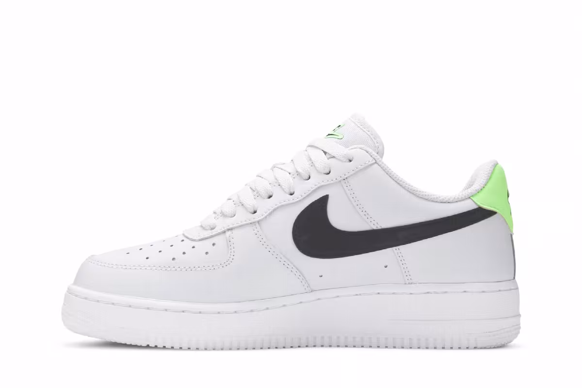 Nike Air Force 1 Platinum Green Strike, view 4