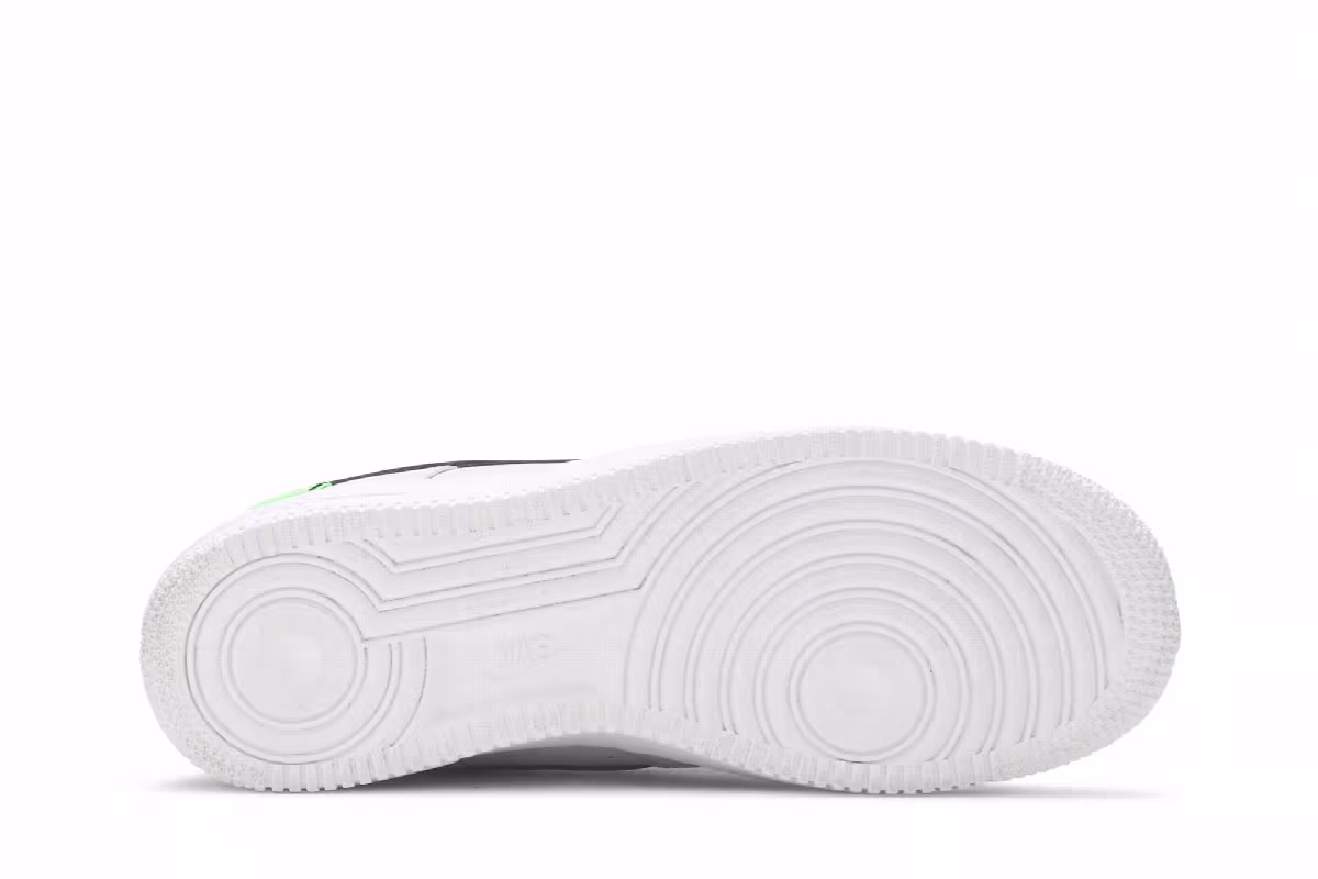 Nike Air Force 1 Platinum Green Strike, view 5