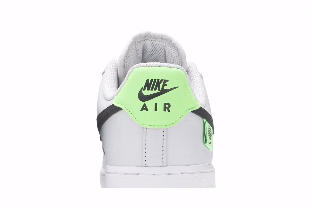 Nike Air Force 1 Platinum Green Strike, view 8