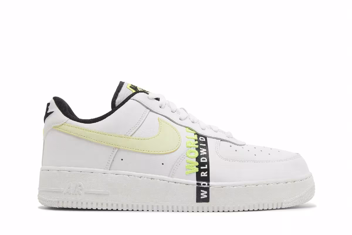 Nike Air Force 1 Worldwide Pack - Volt, view 2