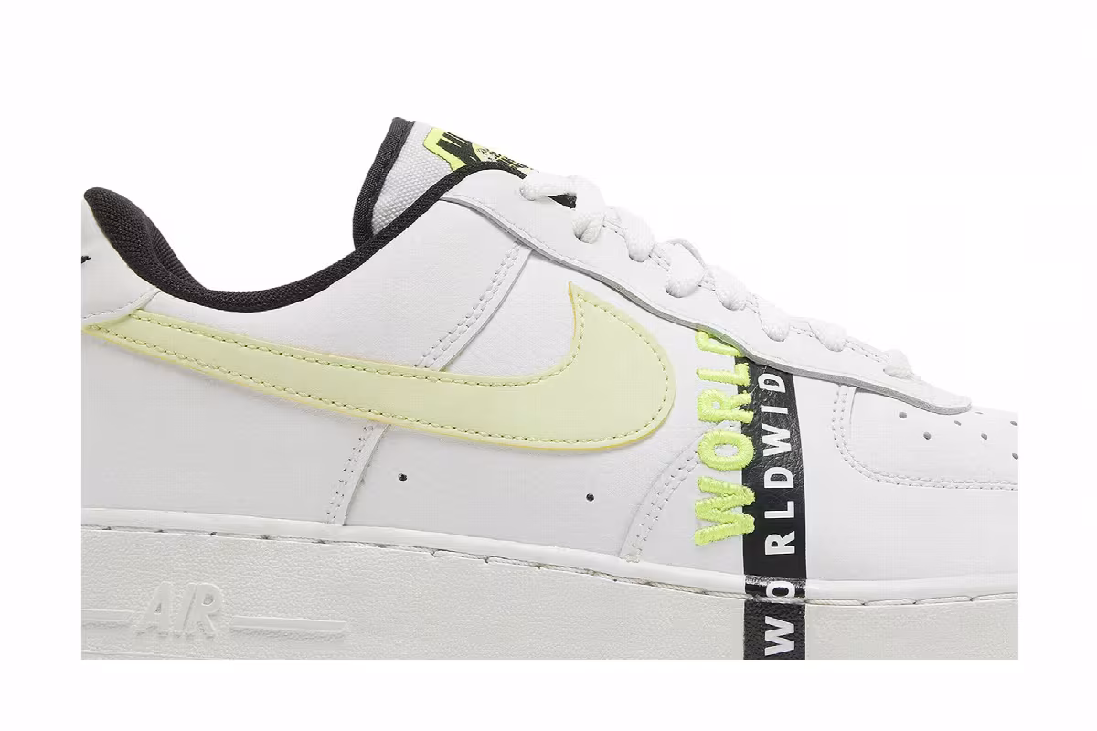 Nike Air Force 1 Worldwide Pack - Volt, view 3