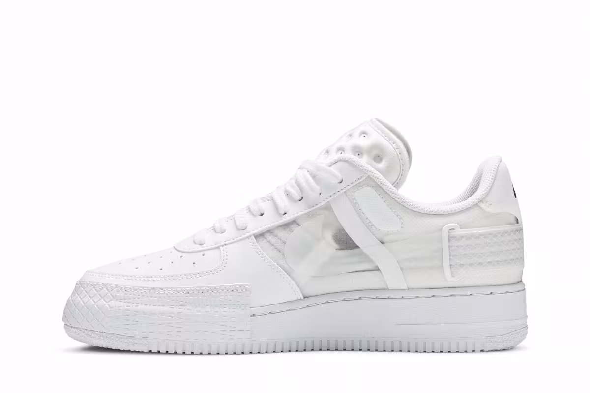 Nike Air Force 1 Type 2 Triple White, view 4