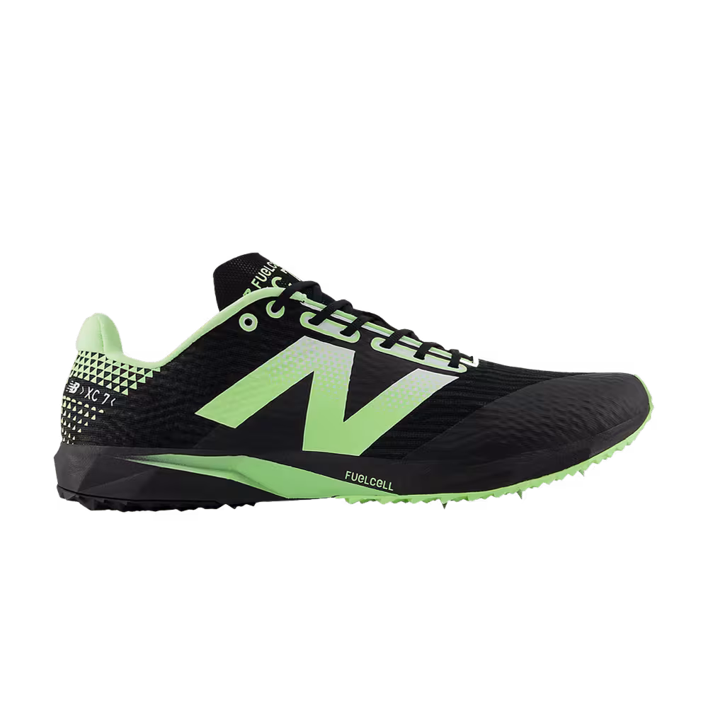 New Balance FuelCell XC7 v5 Black Mint Flash