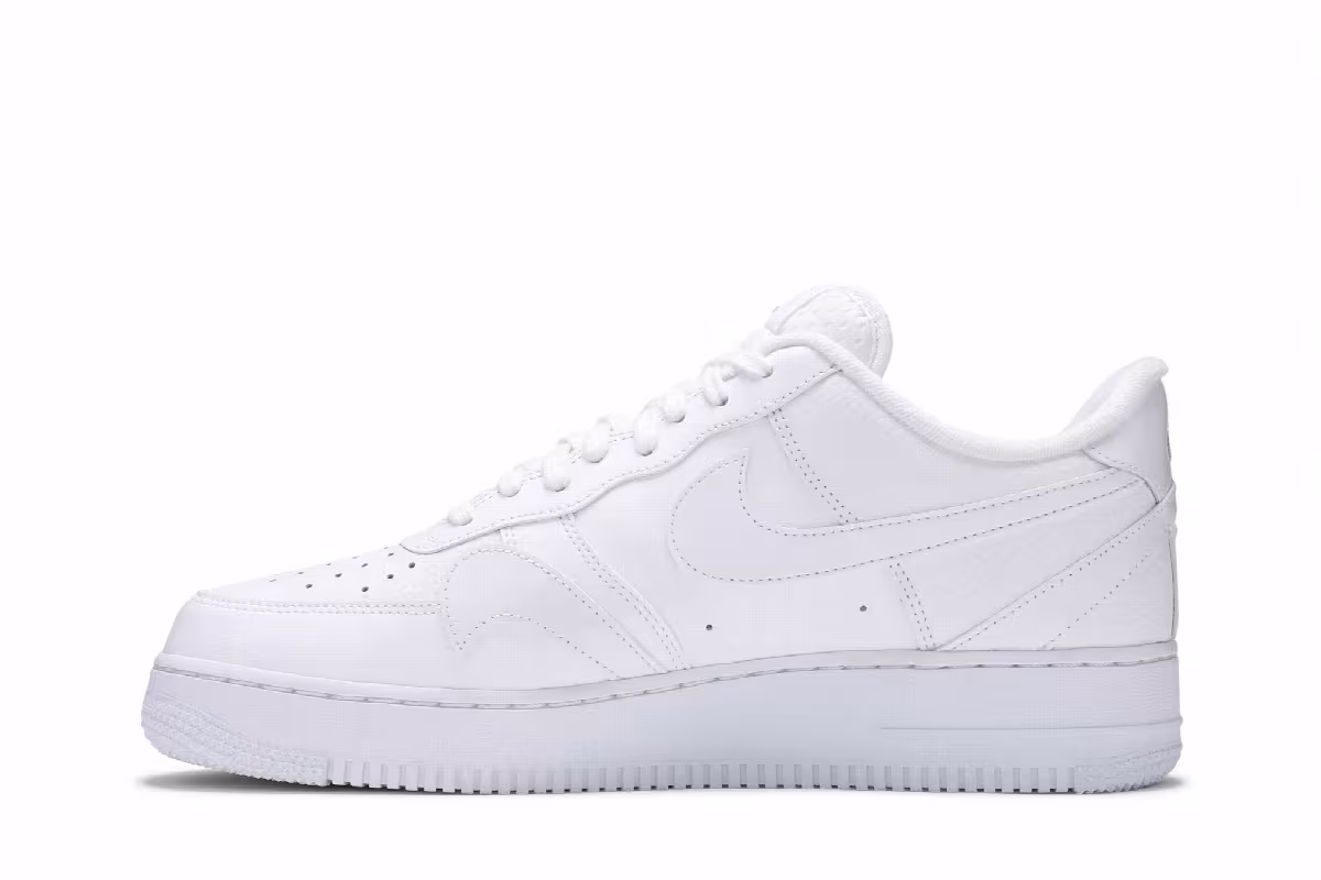 Nike Air Force 1 Misplaced Swoosh - Triple White, view 4