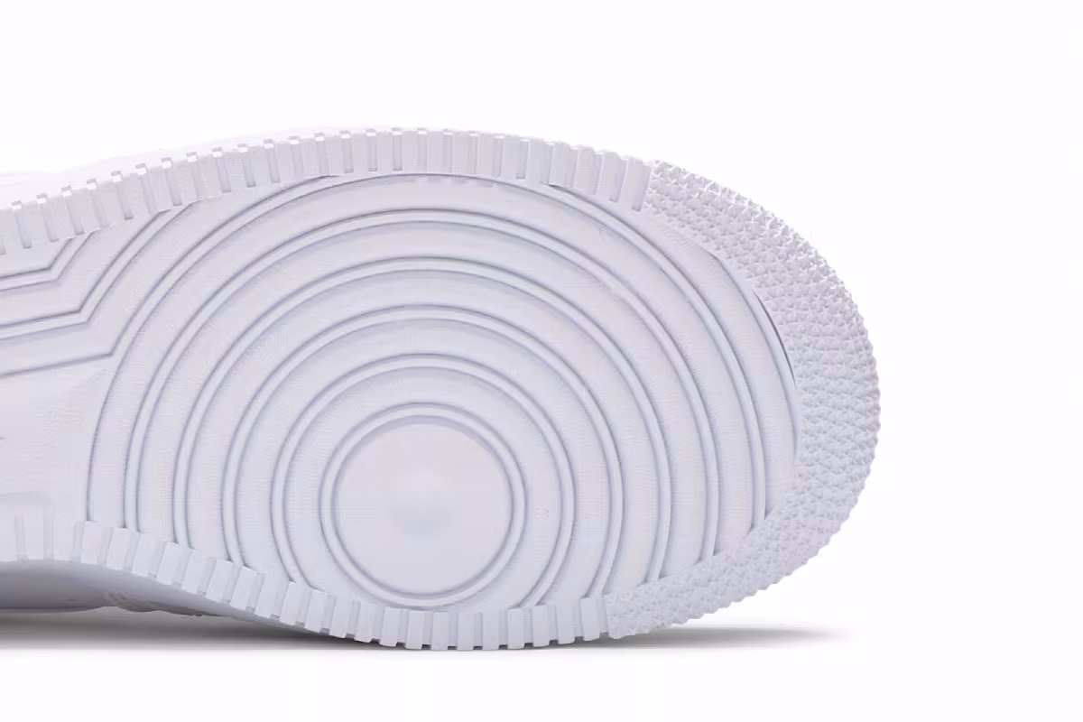 Nike Air Force 1 Misplaced Swoosh - Triple White, view 6