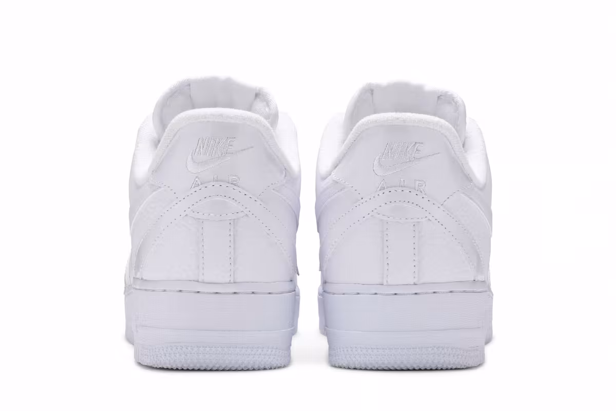 Nike Air Force 1 Misplaced Swoosh - Triple White, view 7