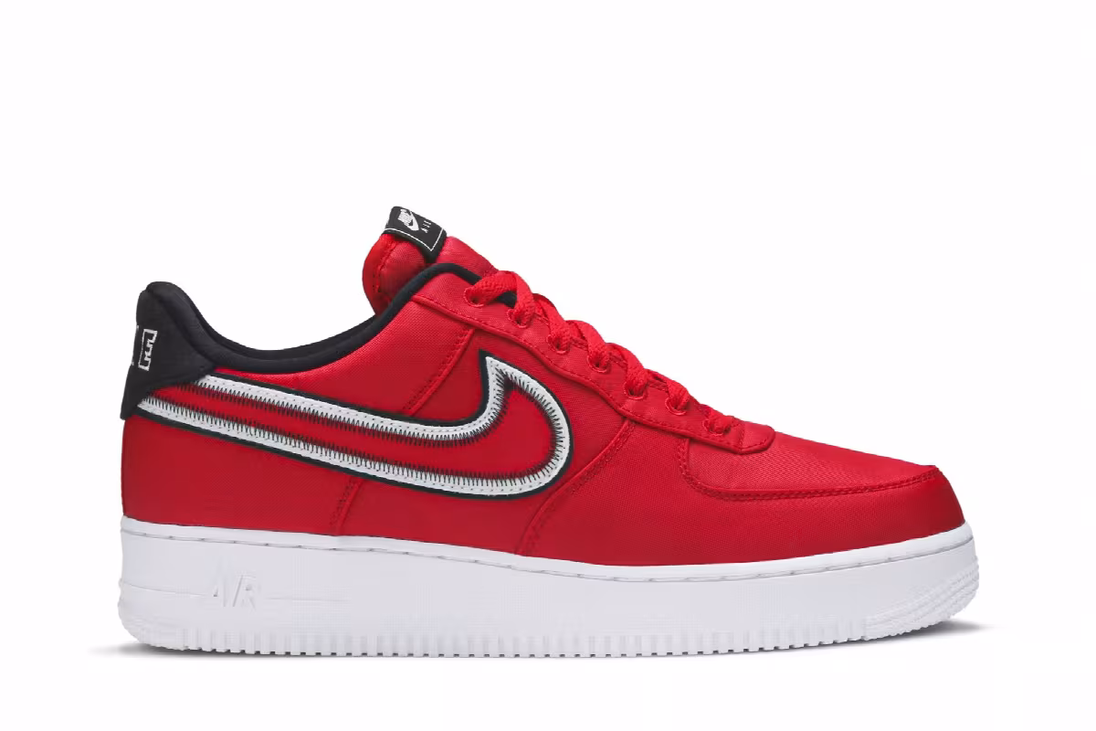 Nike Air Force 1 Low Reverse Stitch - Red, view 2