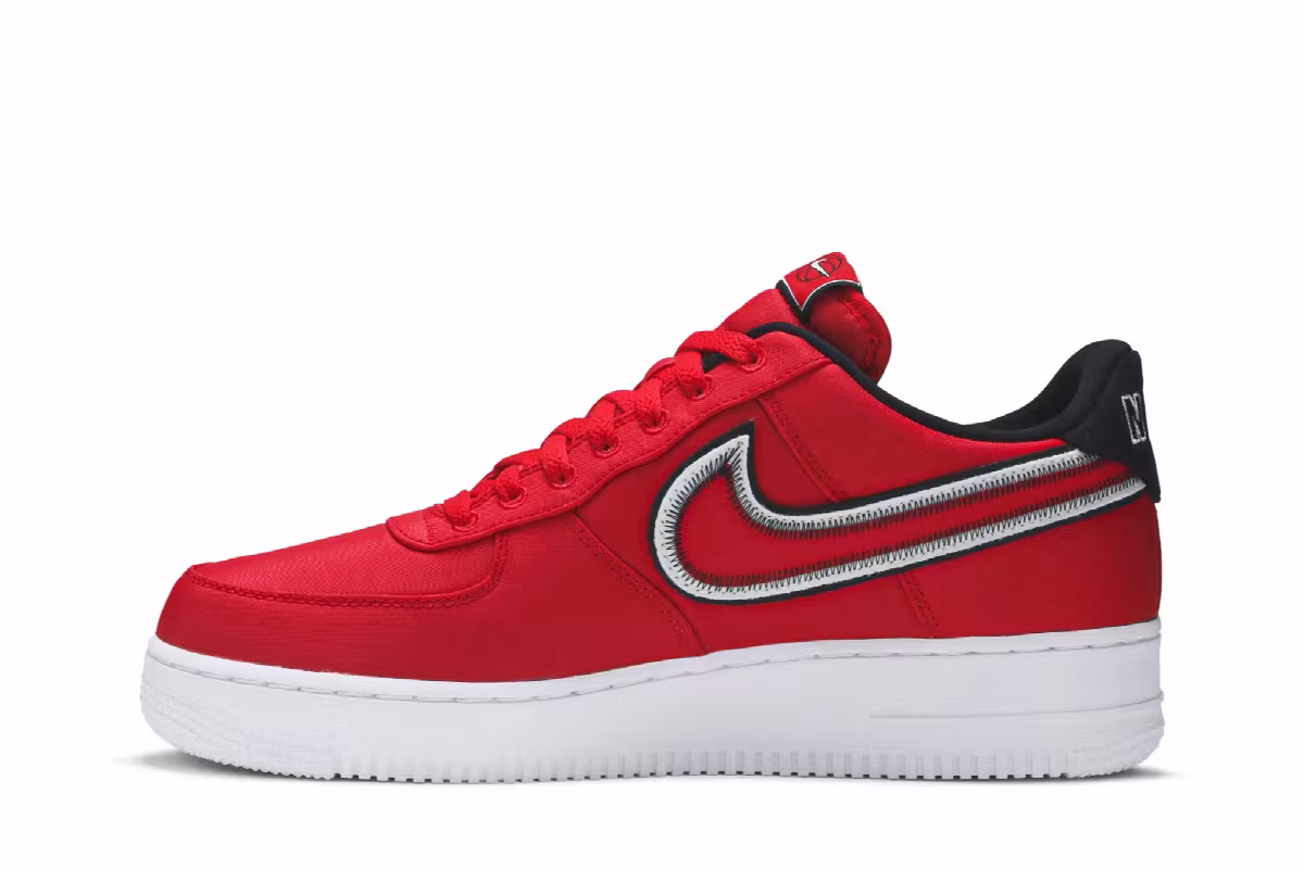 Nike Air Force 1 Low Reverse Stitch - Red, view 4