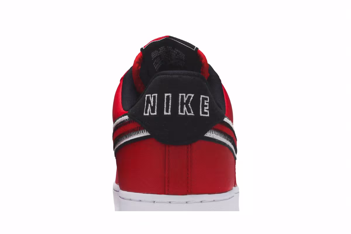 Nike Air Force 1 Low Reverse Stitch - Red, view 8