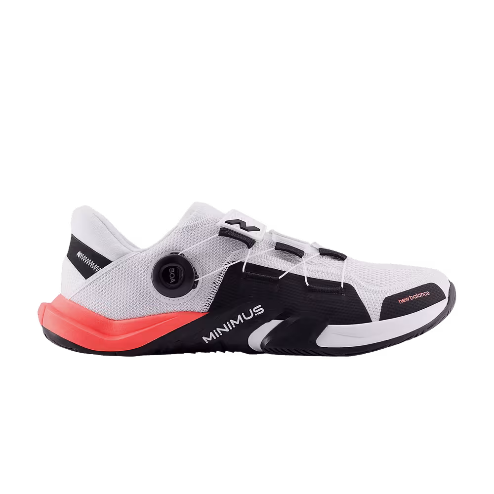 New Balance Minimus TR BOA v2 White Black Urgent Red