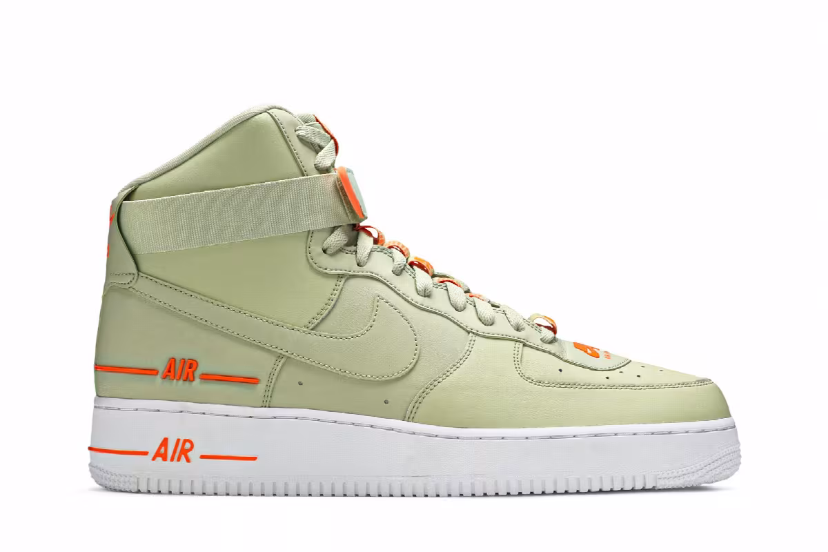 Nike Air Force 1 High LV8 Olive Aura, view 2