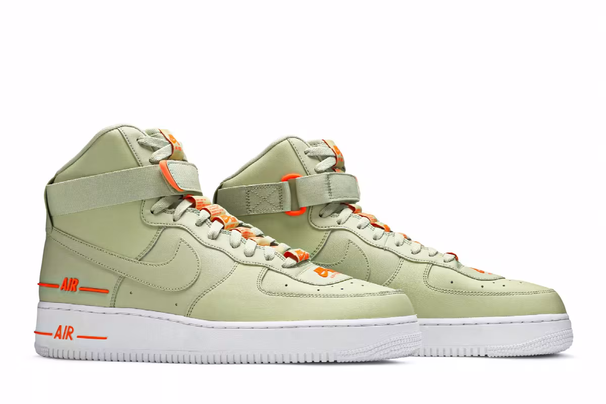 Nike Air Force 1 High LV8 Olive Aura, view 9