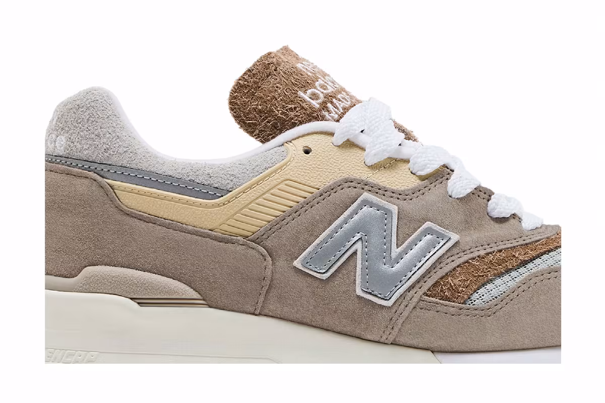 Teddy Santis x New Balance 997 Made in USA Light Mushroom Mirage Grey, view 3