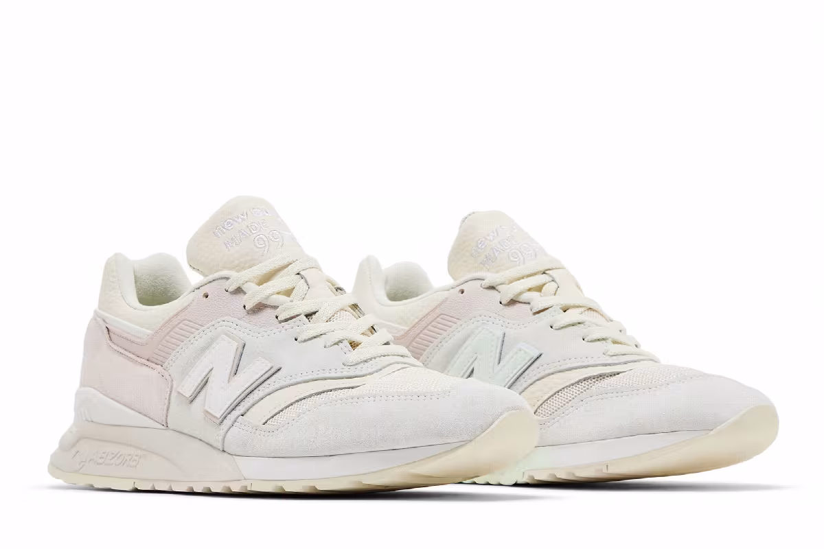 Ronnie Fieg x New Balance 997.5 Made in USA Easter Pack - Marshmallow Angora, view 9