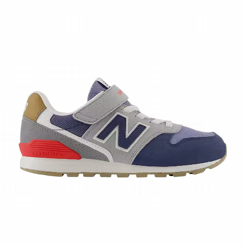 New Balance 996 Hook & Loop Little Kid Wide 'Vintage Indigo Blast Red'
