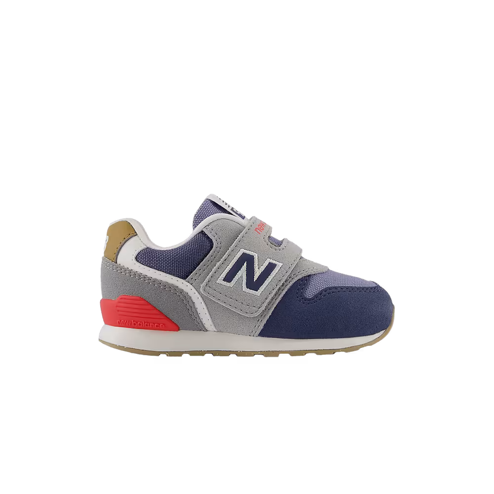 New Balance 996 Hook & Loop Toddler Wide Vintage Indigo Burst Red