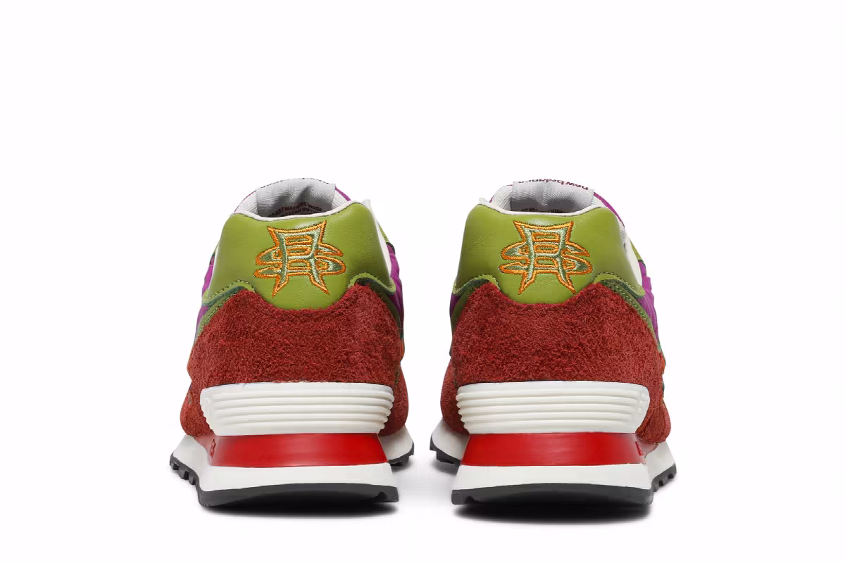 Stray Rats x New Balance 574 Red, view 7