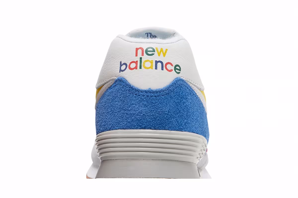 STAUD x New Balance 574 Rain Cloud Team Red, view 8