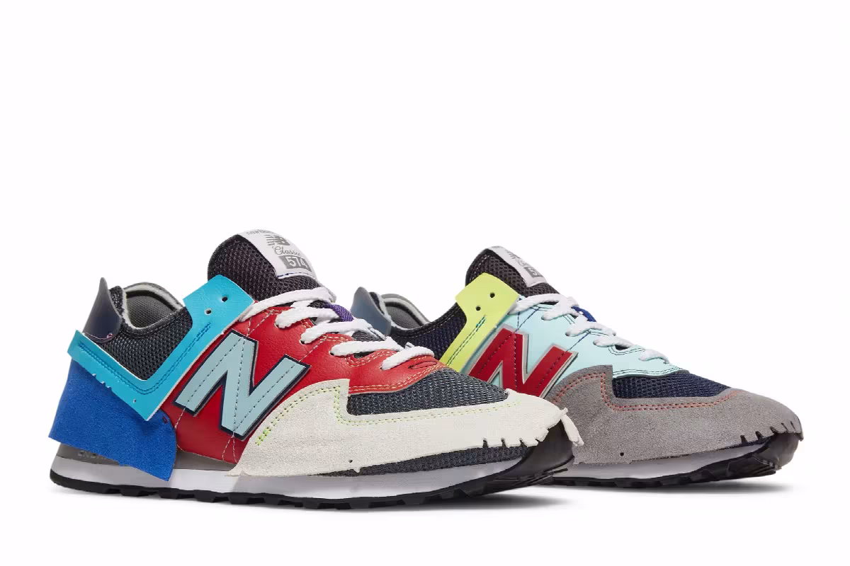 Jaden Smith x New Balance 574 Surplus Materials, view 9