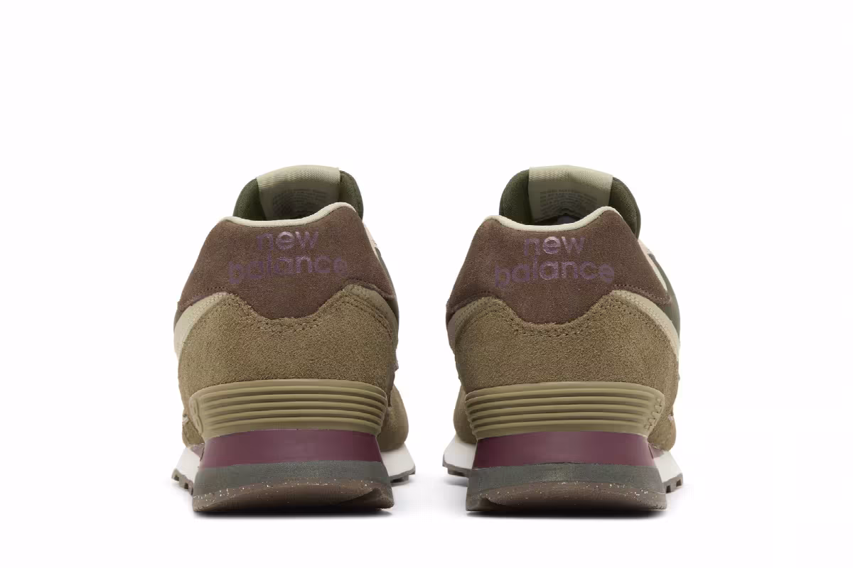 New Balance 574 Olive Bone, view 7