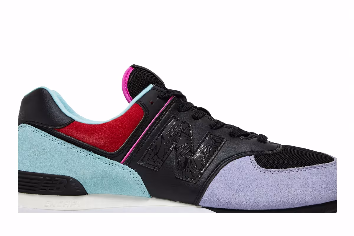Louis De Guzman x New Balance 574 Geometric Color-Blocked, view 3