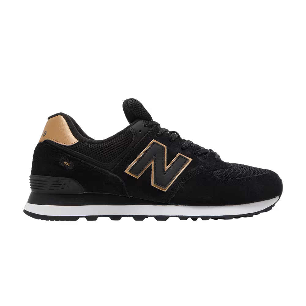 New Balance 574 Black Gold