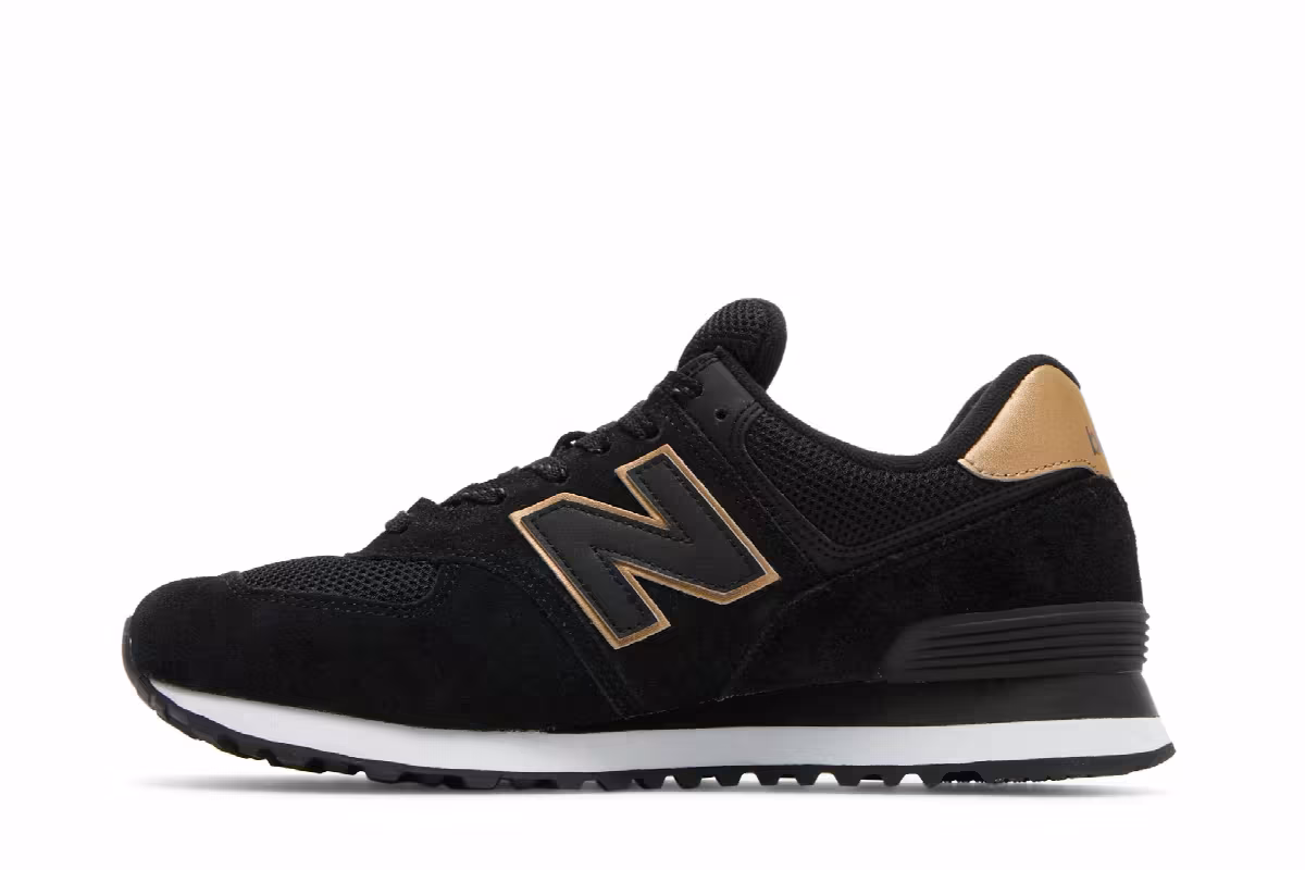New Balance 574 Black Gold, view 4